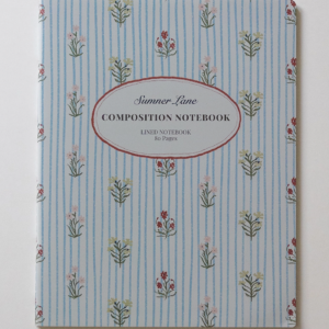 Floral Stripes Notebook
